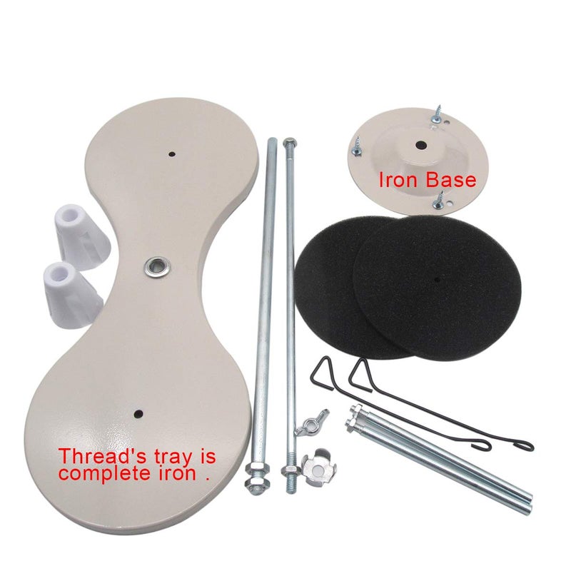 ckpsms Brand - 1SET #228776 2 Spool Thread Stand+Iron Base for Industrial/Household Sewing Machines - Image 3